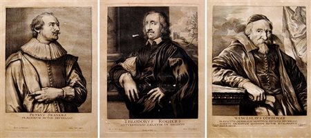 ANTHONY VAN DYCK, Petrus Snayers, Theodorus Rogiers, Wenceslaus Coeberger (lotto unico con tre opere)