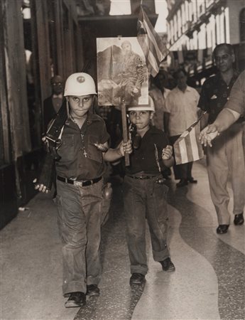 Alberto Korda (1928-2001)  - Los ninos faltaron a la cita con el gobierno de la Revolucion, 1959