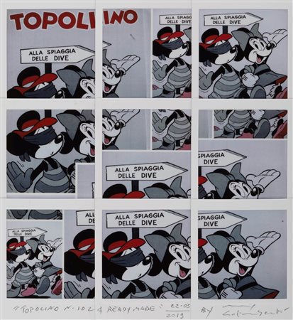 Maurizio Galimberti (1956)  - Topolino n. 1024 Ready Made, 2019