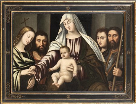 Madonna con Bambino e Santa Caterina, San Giovanni Battista e due santi