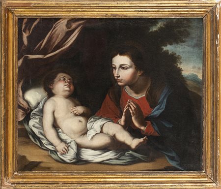 Vergine in adorazione e Bambino