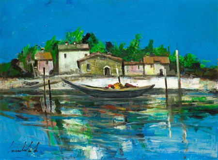 LAMBERTO LAMBERTI (1925-2003) - Case di pescatori