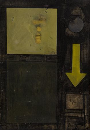 ANTONIO RECALCATI (1938) - Figura dietro la finestra, 1963