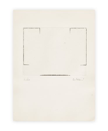 ENRICO CASTELLANI (1930-2017) - Incisione, 1963