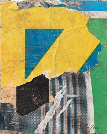 MIMMO ROTELLA (1918-2006) - Senza Titolo, 1954