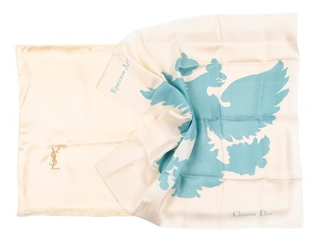 Yves Saint Laurent, Christian Dior - Lotto composto da un foulard e una stola
