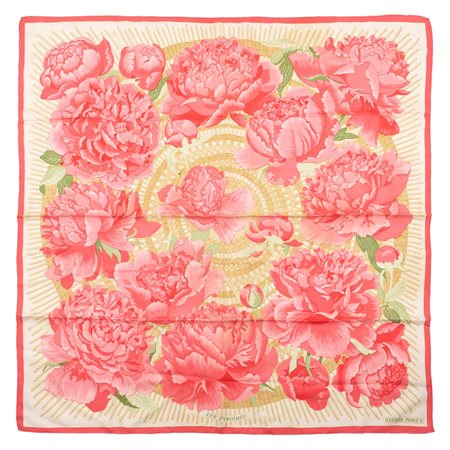 Hermès - Foulard Pivoines