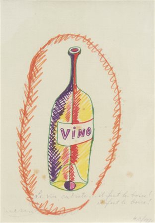 Edouard Leon Theodor Mesens (Brüssel/Bruxelles 1903 – 1971) Le vin cubiste,...