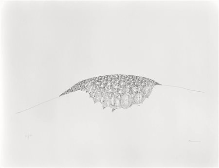Paul Flora (Glurns/Glorenza 1922 – Innsbruck 2009) Vichinghi;Litografia, 50 x...