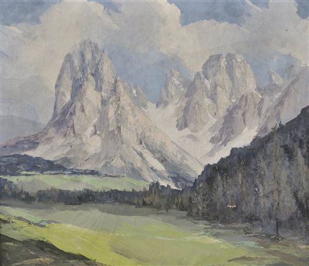 Augusto Tommasini (Pergine Valsugana 1882 Trient/Trento 1951) Paesaggio...