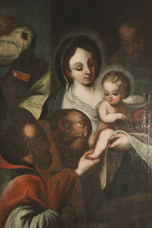 Italienischer Maler des 18. Jh./Pittore italiano del XVIII sec. L’Adorazione...