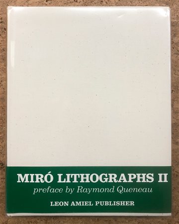 JOAN MIRÓ - Joan Miró Lithographs. Volume II, 1975