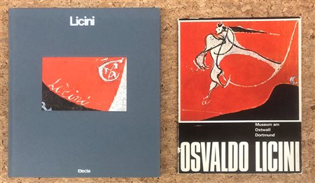 OSVALDO LICINI - Lotto unico di 2 cataloghi: 