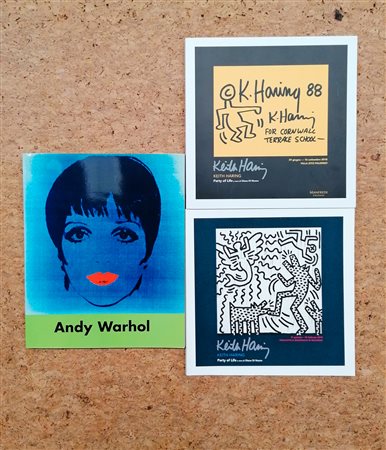 ARTISTI VARI ( ANDY WARHOL, KEITH HARING) - Lotto unico di 3 cataloghi