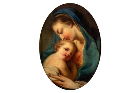 Antonio  Cavallucci (Sermoneta 1752-Roma 1795)  - Madonna con Bambino