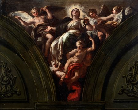 Francesco Solimena (Canale di Serino 1657-Barra 1747) e Atelier - Allegoria della Speranza