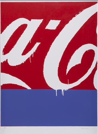 SCHIFANO MARIO Roma (Roma) 1934 Coca Cola Serigrafia su carta Fabriano...