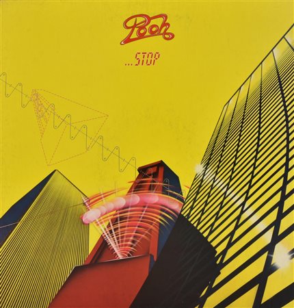 Pooh STOP LP 33 giri, autoprodotto, stampato e distribuito dalla CGD...