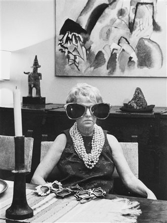 Camera Photo (XX sec.)  - Peggy Guggenheim, years 1970