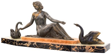 Scultura in bronzo, inizio XX secolo F2, , 26x66x16