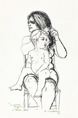 ROMANO CONVERSANO (1920-2010) - Una mamma zingara, 1969