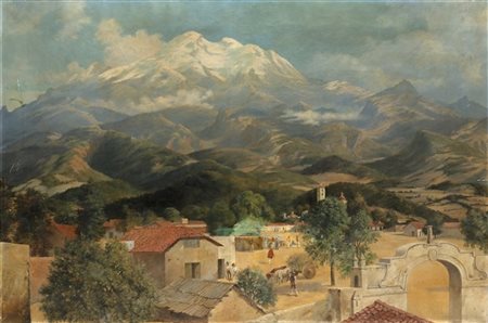 Giovanni Mochi (Attribuito)

"Santiago del Cile" 
olio su tela (cm 101,5x151)
Al