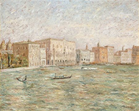 Francesco De Rocchi "Venezia" 37 XV 
olio su tavola (cm 56x70,5)
Firmato e datat