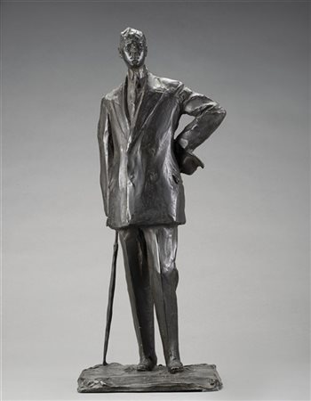 Paolo Troubetzkoy "Gustavo Weill Schott" 1912
scultura in bronzo (h cm 49) 
Firm