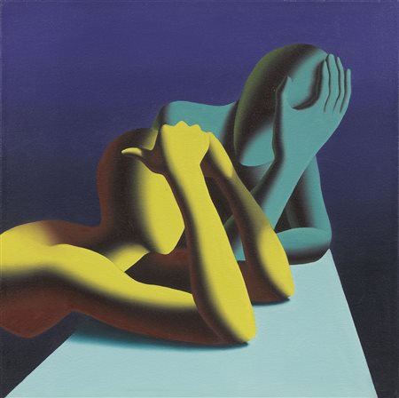 Mark Kostabi, Heidi and Paul (The Sound of Awareness), 2003