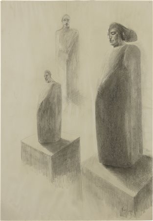 Giuliano Vangi, Figure, 1990