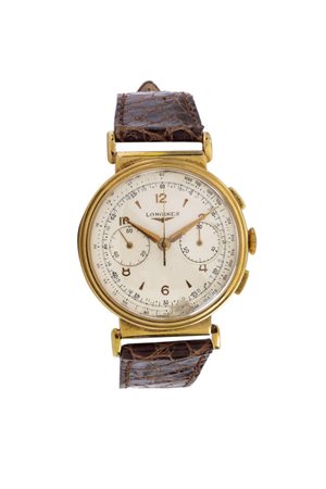 LONGINES<BR>Mod. “Chronograph flyback 13ZN”, ref.3901, anno 1937