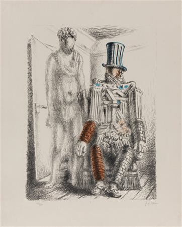 Giorgio de Chirico (Volos 1888-Roma 1978)  - Il ritorno del figliuol prodigo I, 1929