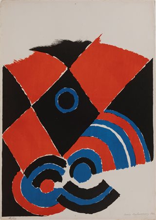 Sonia Delaunay (Hradyz'k 1885-Parigi 1979)  - Quattro litografie, 1962