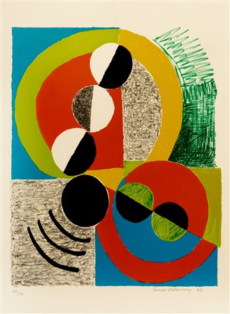 Sonia Delaunay (Hradyz'k 1885-Parigi 1979)  - Affreux Jojo, 1969