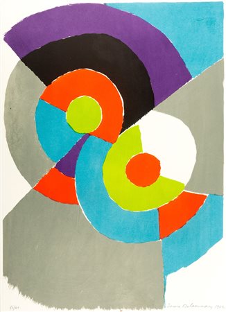 Sonia Delaunay (Hradyz'k 1885-Parigi 1979)  - Senza titolo, 1962