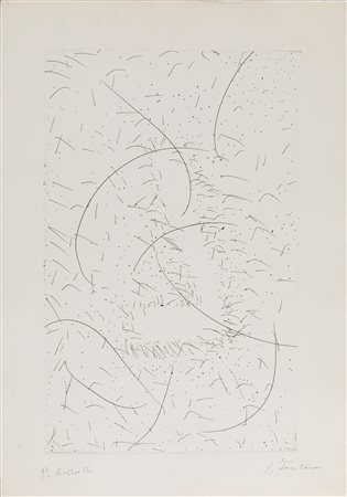 Lucio Fontana (Rosario 1899-Varese 1968)  - Il sette magnetico, 1968