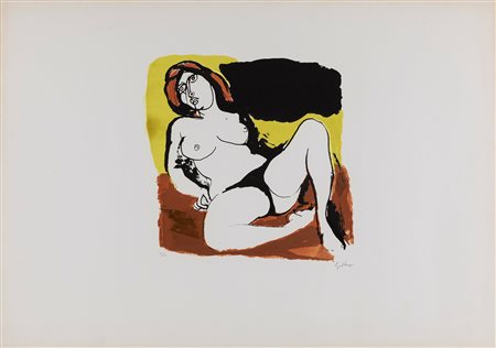 Renato Guttuso (Bagheria 1911-Roma 1987)  - Senza titolo