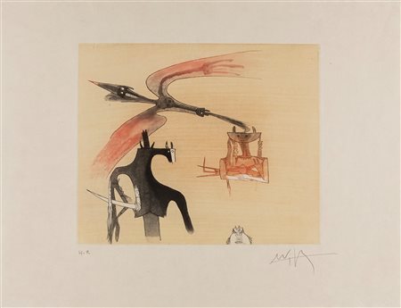 Wifredo Lam (Sagua la Grande 1902-Parigi 1982)  - Senza titolo