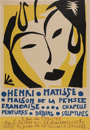 Henri Matisse (Le Cateau-Cambresis 1865-Nizza 1954)  - Manifesto dedicato a C. Malaparte