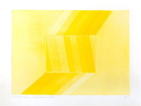 Guido Strazza (Santa Fiora 1922)  - 3a prova di colore - espressione, 1975