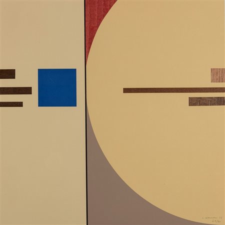 Luigi Veronesi (Milano 1908-1998)  - Senza titolo, 1977