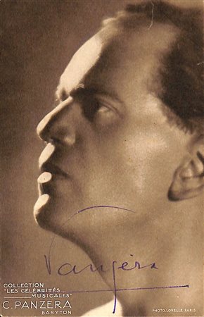 Charles Panzera, nato Auguste Louise (1896 – Parigi 1976)