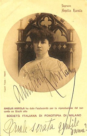 Amelia Karola (Napoli 1875 – Viareggio 1925)