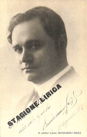 Beniamino Gigli (Recanati 1890 – Roma 1957)
