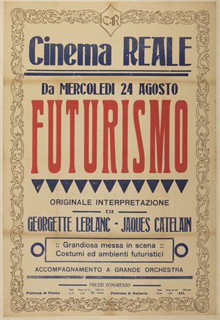 Cinema Reale Milano. Futurismo