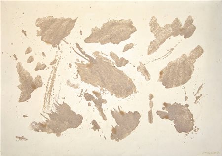 GIULIO TURCATO, senza titolo, c. 1975