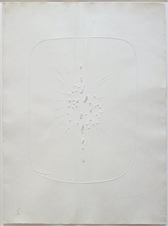 LUCIO FONTANA, Concetto spaziale, 1968