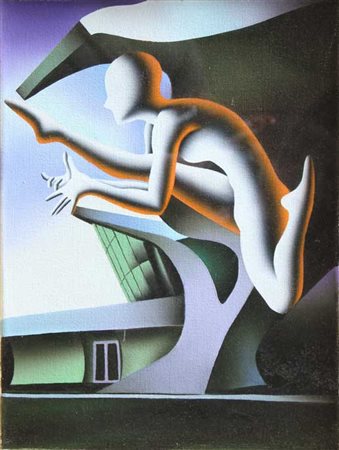 KOSTABI Mark (Los Angeles 1960) Lift off, 2008 olio su tela, cm. 40 x 30...