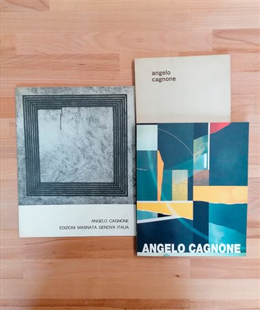 ANGELO CAGNONE – Lotto unico di 3 cataloghi