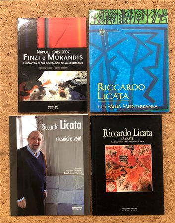 RICCARDO LICATA - Lotto unico di 4 cataloghi: